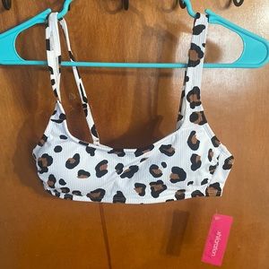 Cheetah print bathing suit